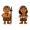 Maori Boy and Girl Figurine Set