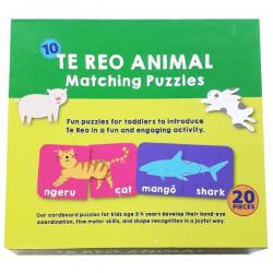 Te Reo Matching Animal Puzzle