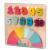 Counting Rainbows Numbers Wooden Puzzle