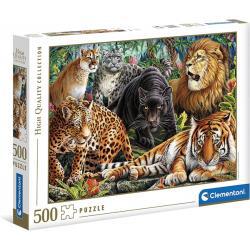 Wild Cats 500 Piece Puzzle