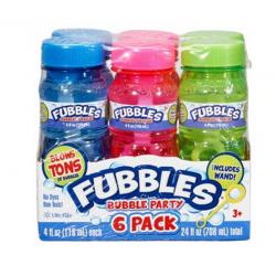 Fubbles Bubble Party 6 Pack