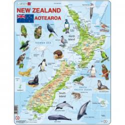Map of New Zealand 71 Piece Puzzle