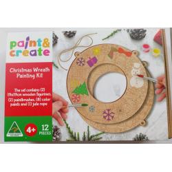 Paint and Create Christmas Wreaths